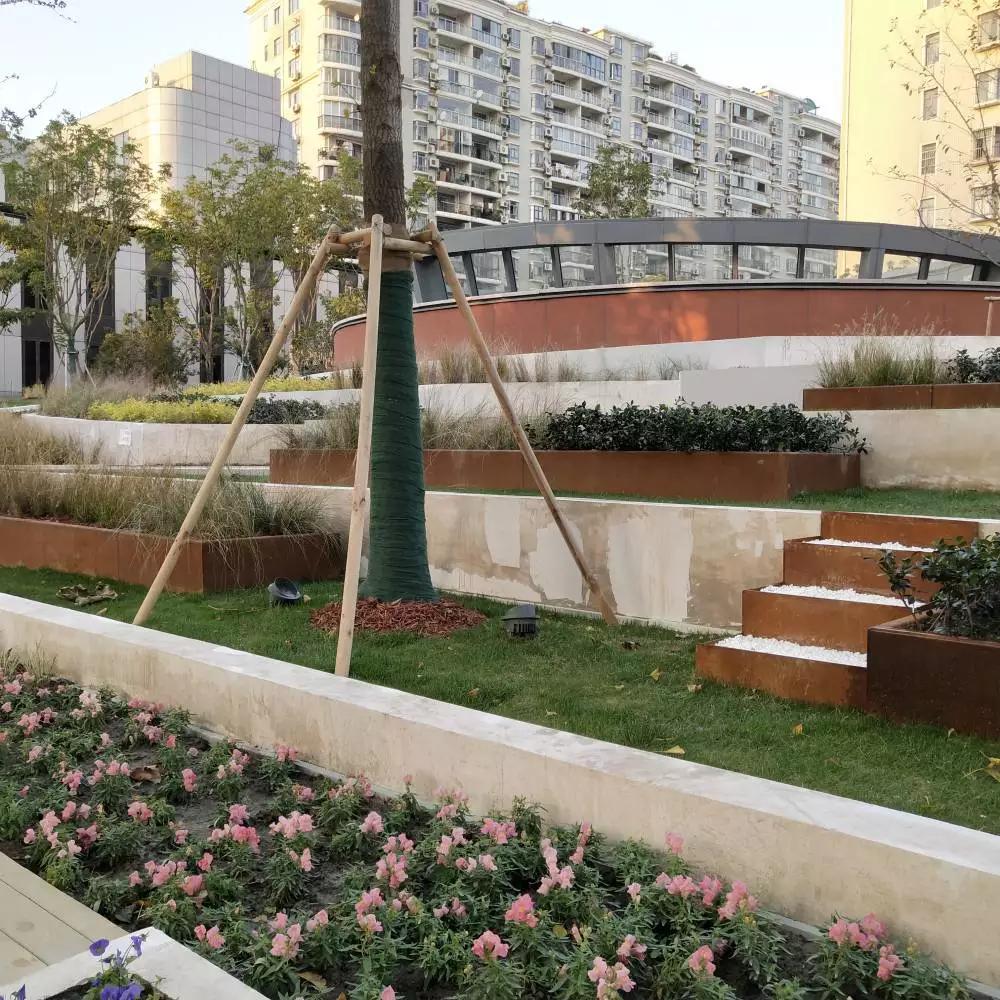 顺义锈钢板花园围边