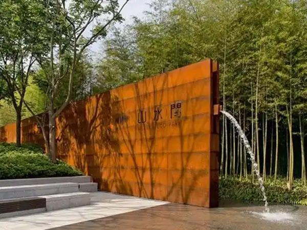 顺义锈钢板水景